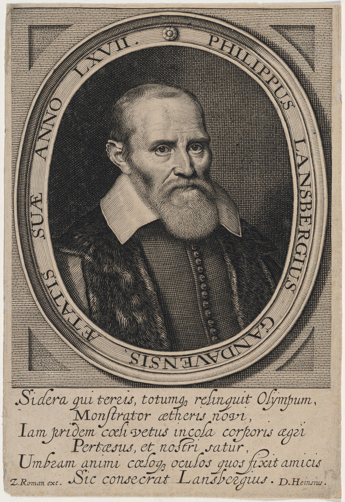 Philip Lansberg by D. Heinsius