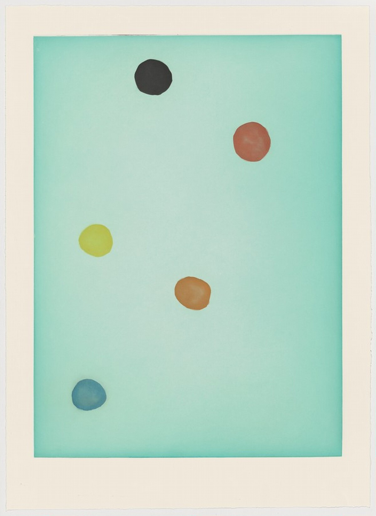 21st Century Fox [working proof 2] by Mary Heilmann