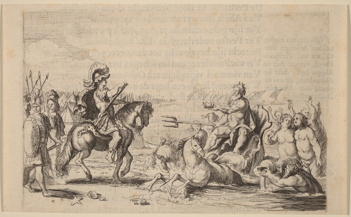 Alexander the Great and Neptune by Willem Basse
