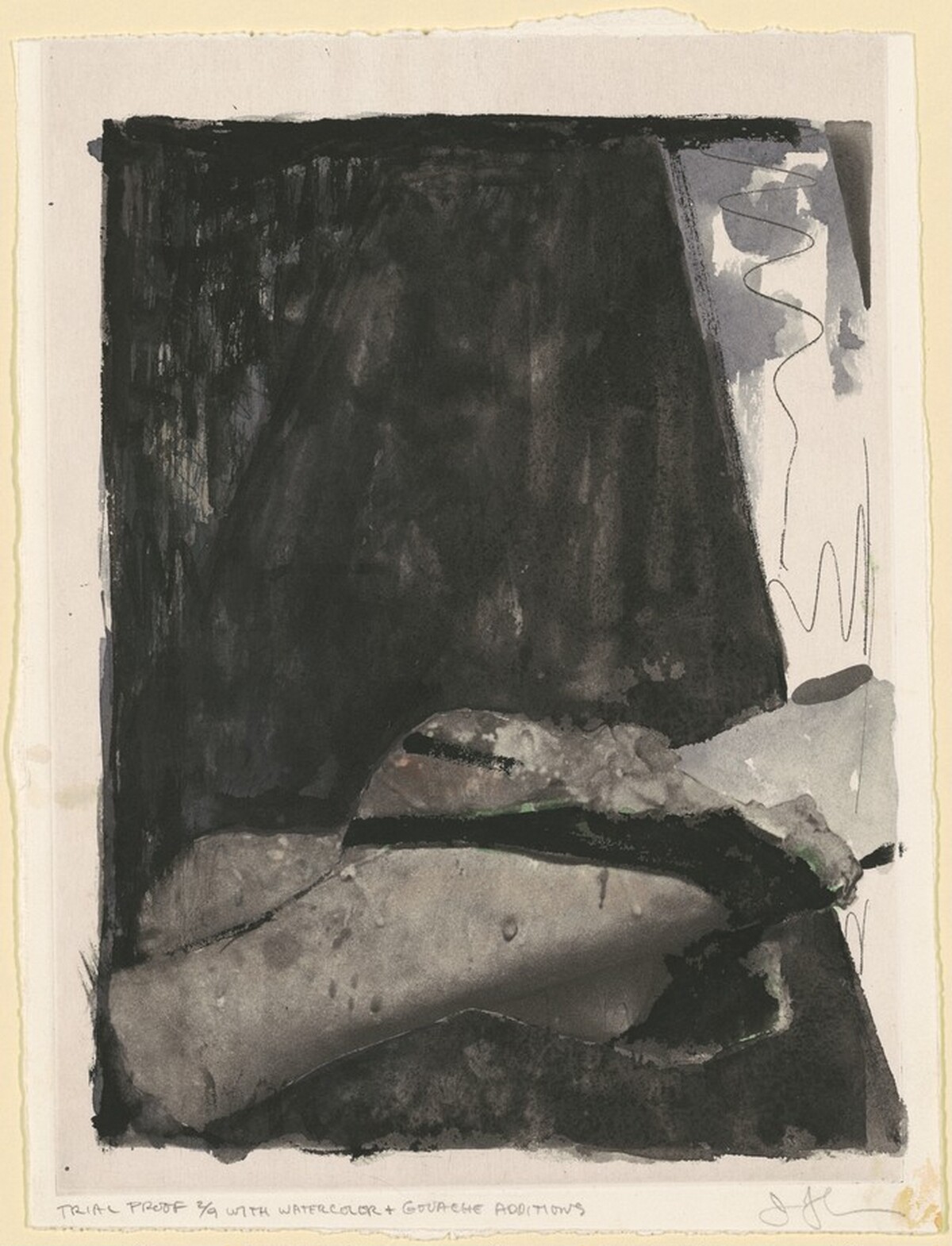 Feet (b) [trial proof 2] by Jasper Johns