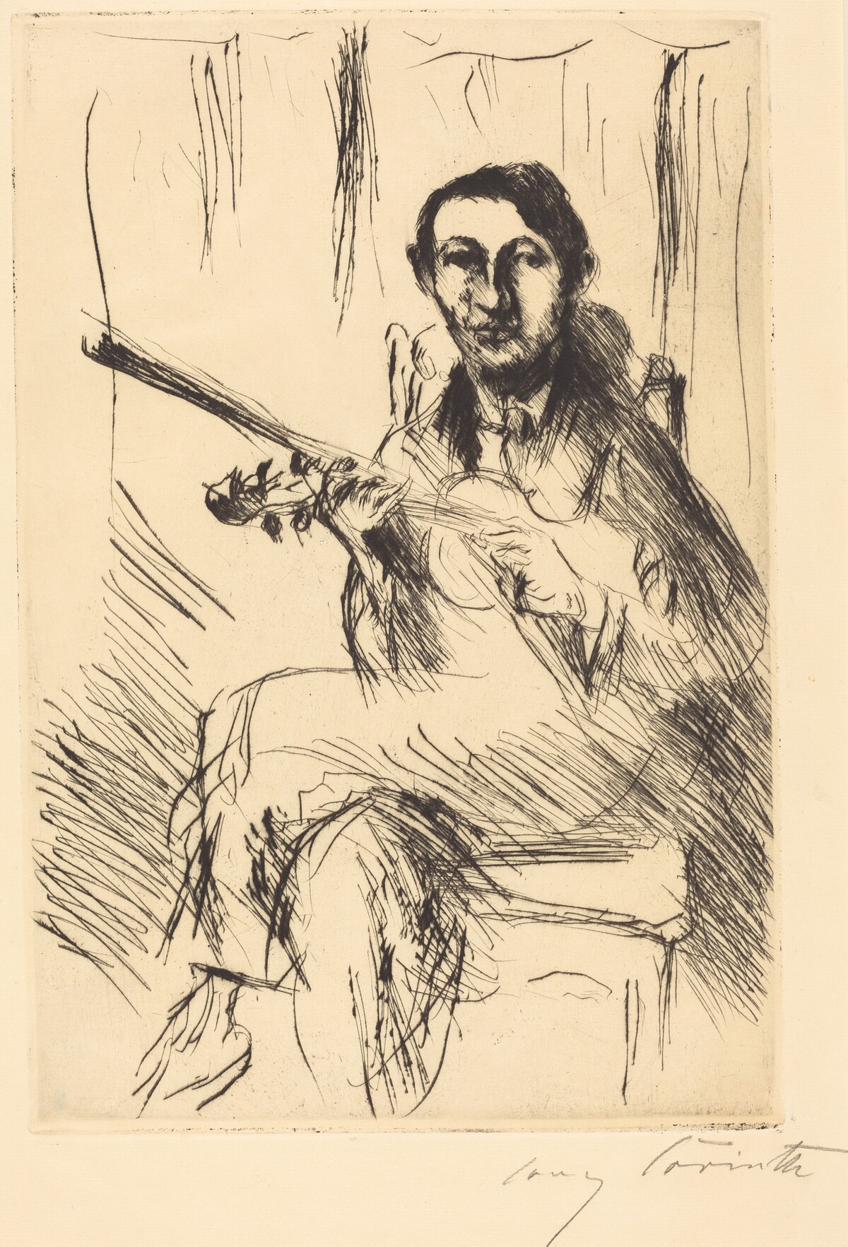 Bildnis Andreas Weissgaerber (Portrait of Andreas Weissgaerber) by Lovis Corinth