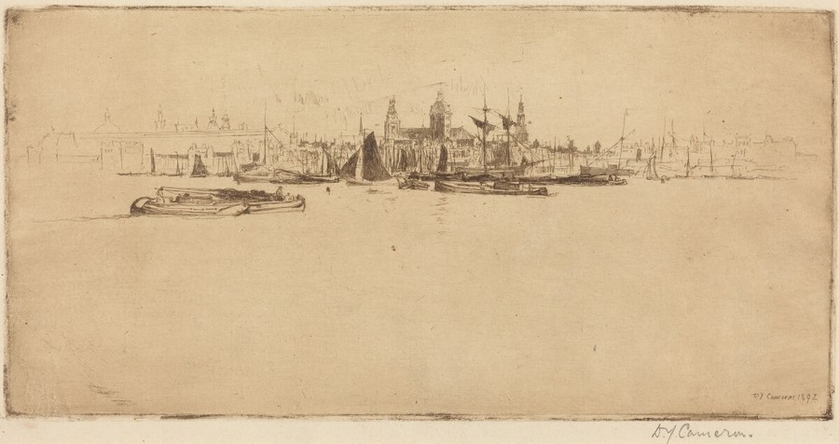 Amsterdam by David Young Cameron