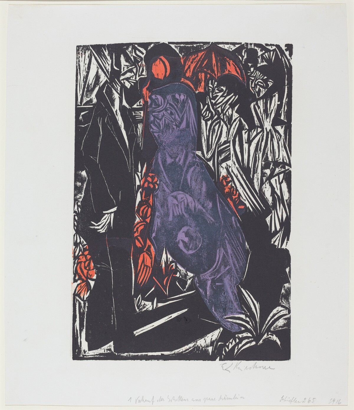 Peter Schlemihls wundersame Geschichte: Der Verkauf des Schattens (Peter Schlemihl's Wondrous Story: The Sale of His Shadow) by Ernst Ludwig Kirchner