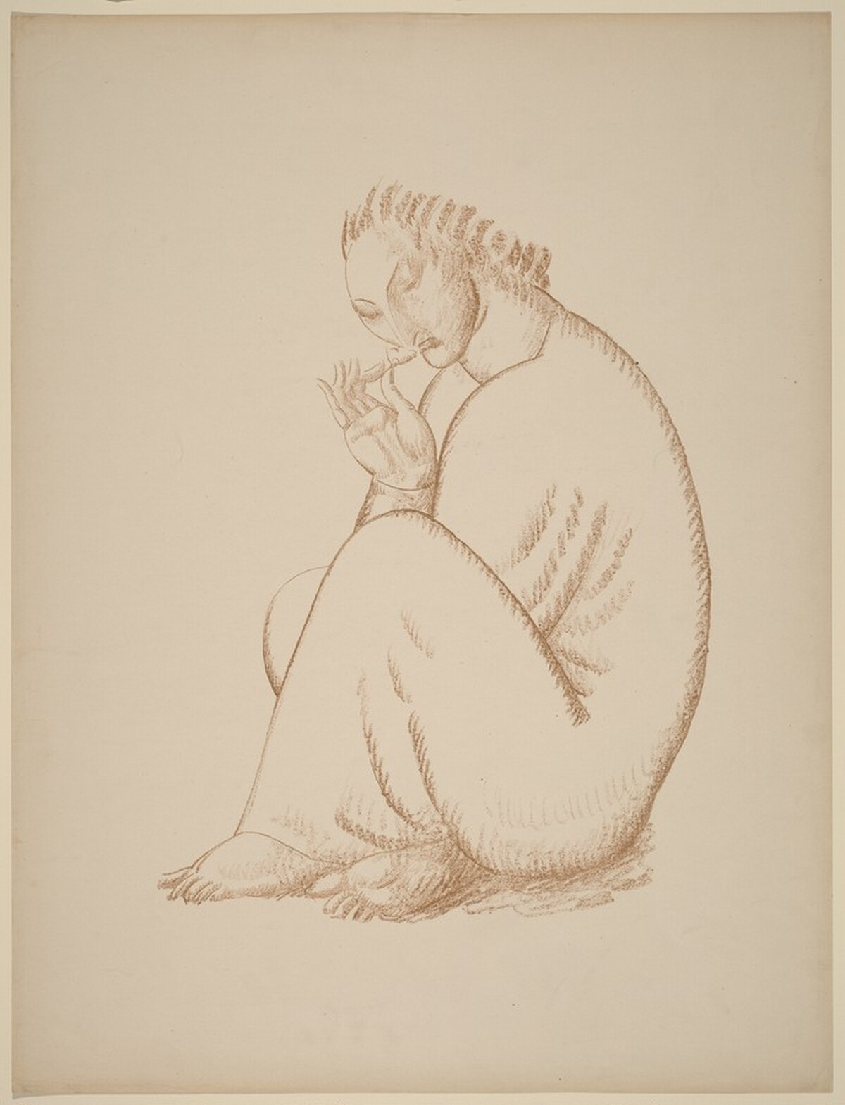 Girl with Flower by Ivan Mestrovic