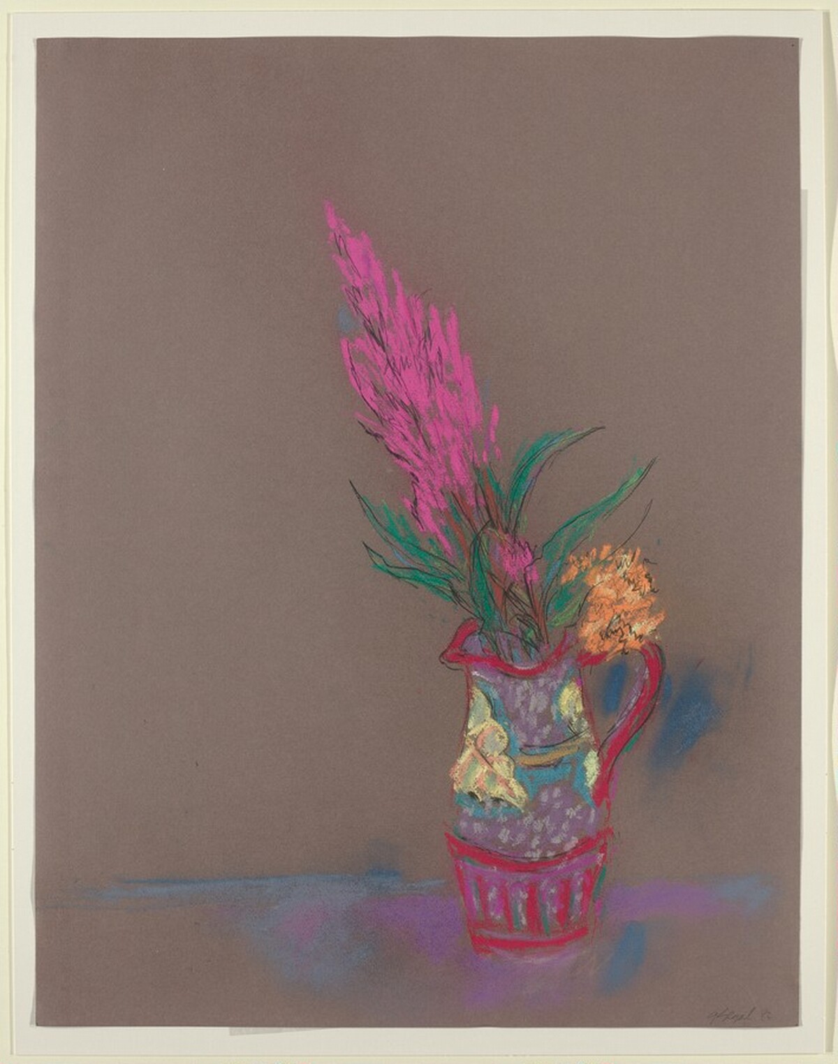 Still Life with Flowers in a Pitcher by George Segal
