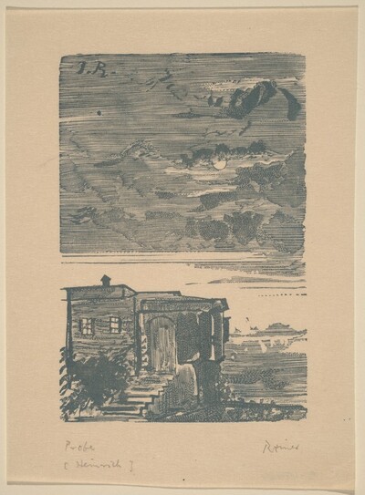 Illustration to Novalis, "Heinrich von Ofterdingen"