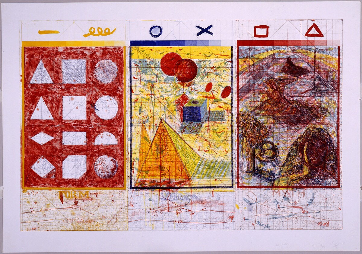 Abstraction, Belief, Desire by Pat Steir