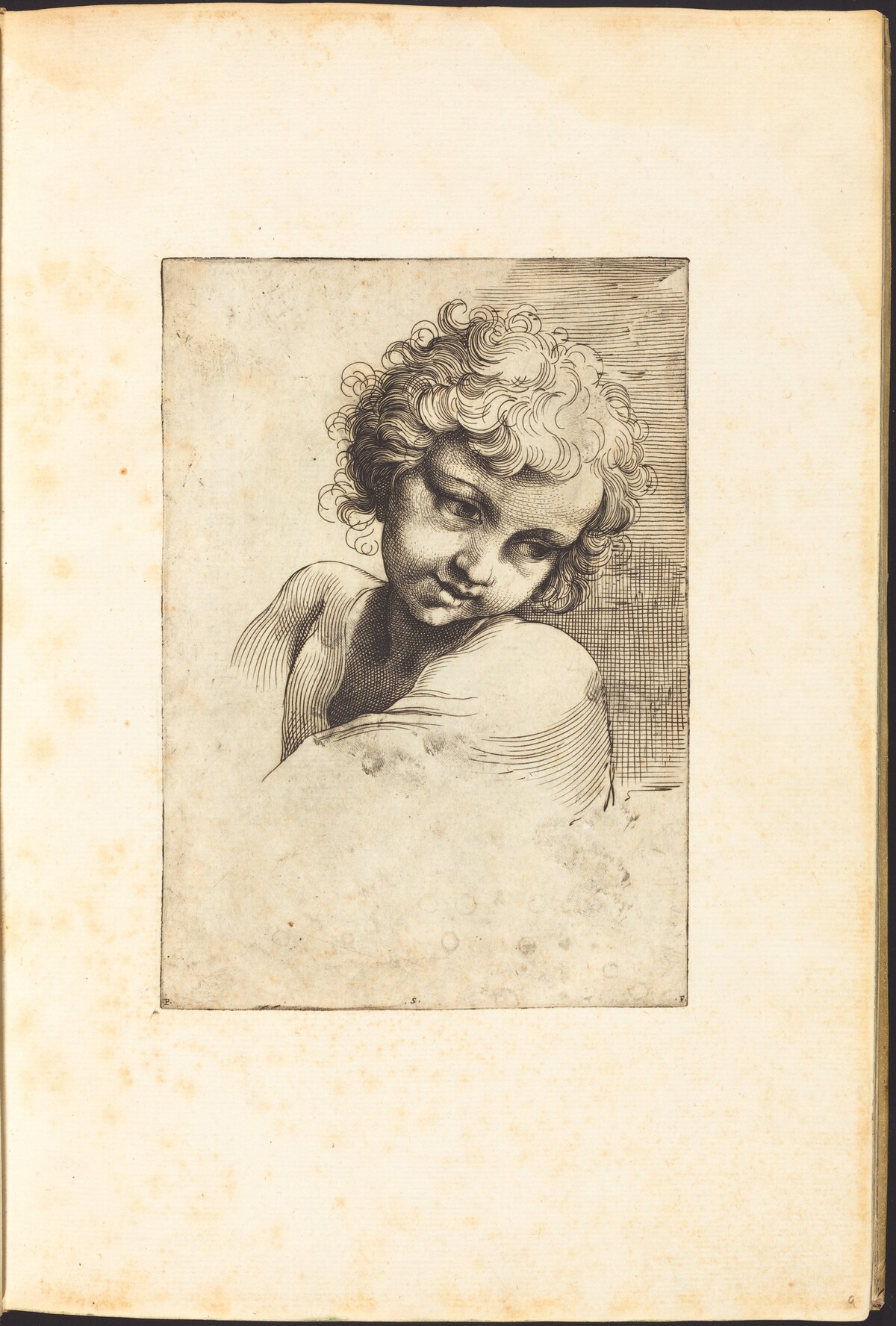 Print from Drawing Book by Luca Ciamberlano