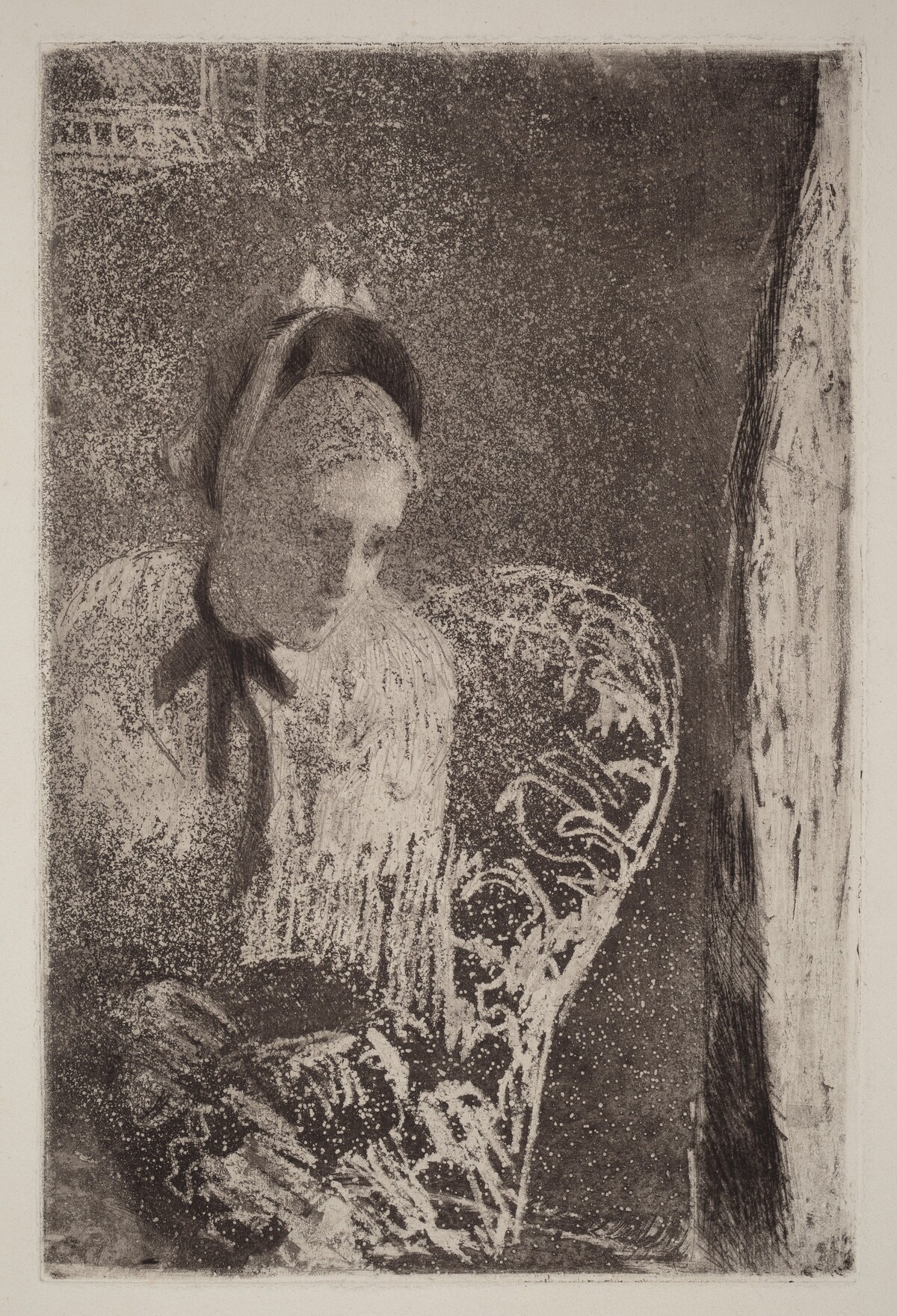 Waiting by Mary Cassatt