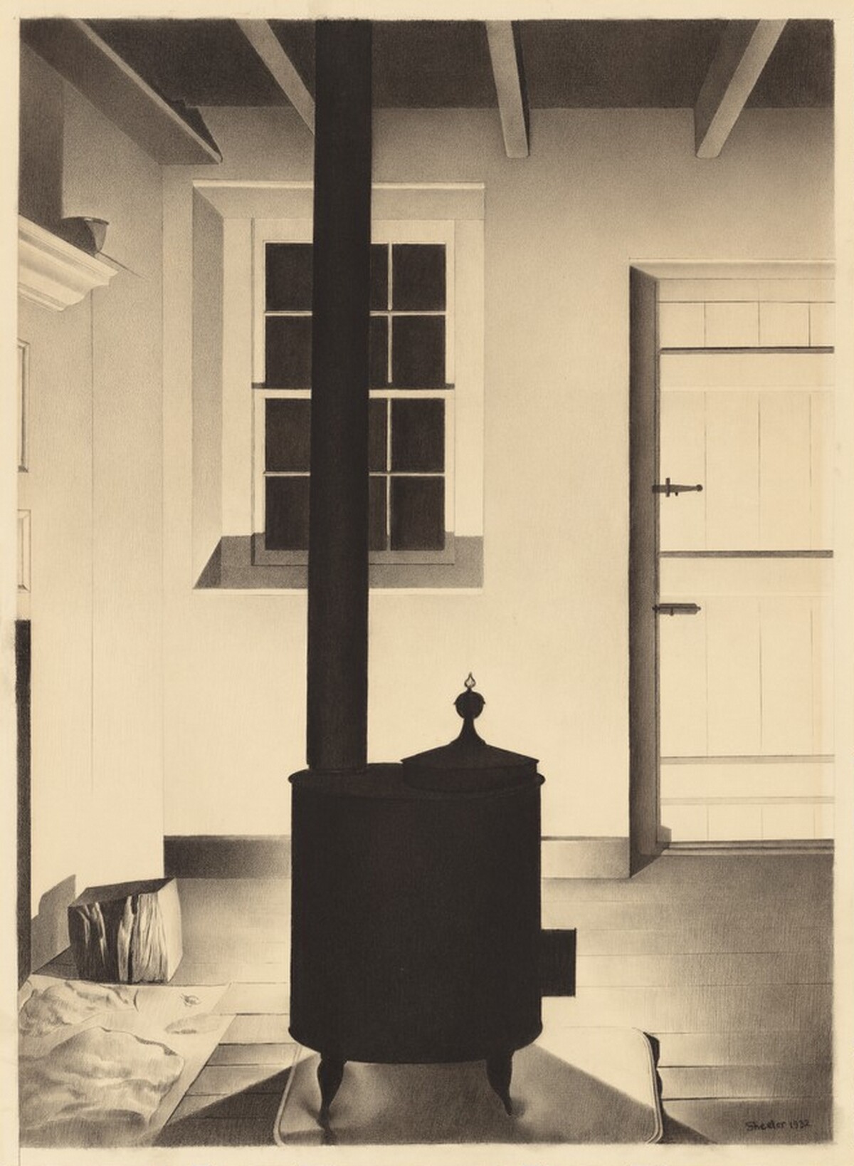 Interior with Stove by Charles Sheeler