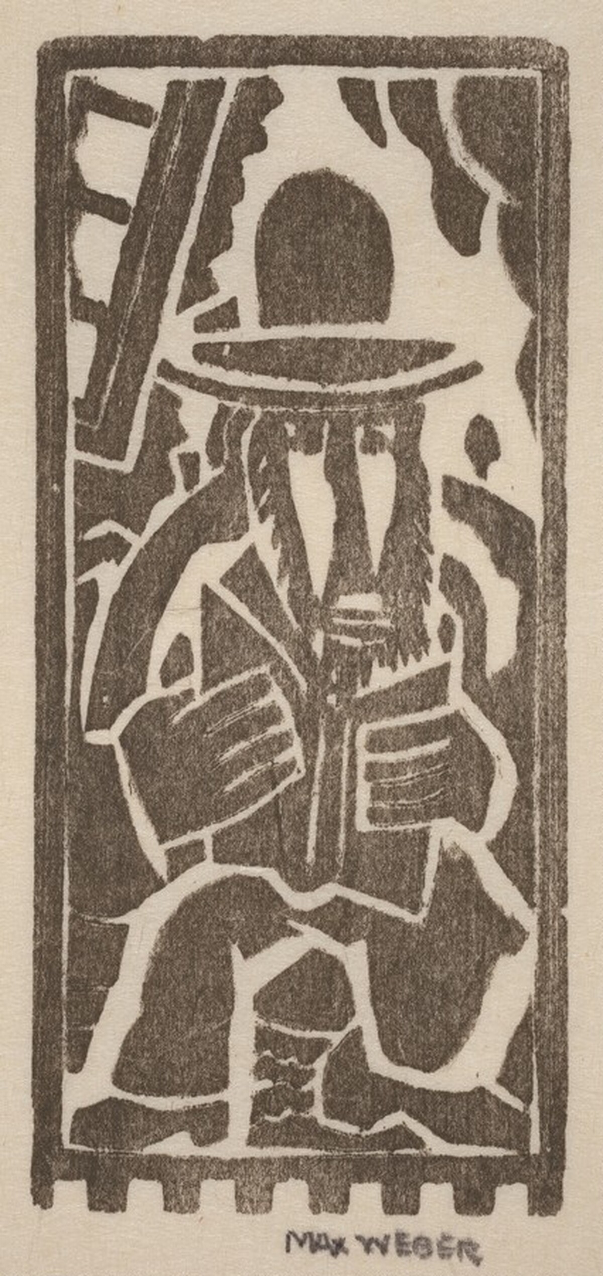 Rabbi Reading by Max Weber