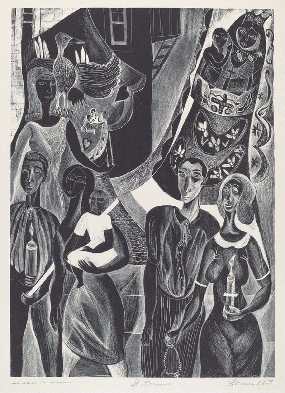 St. Carmine by Florence Kent Hunter