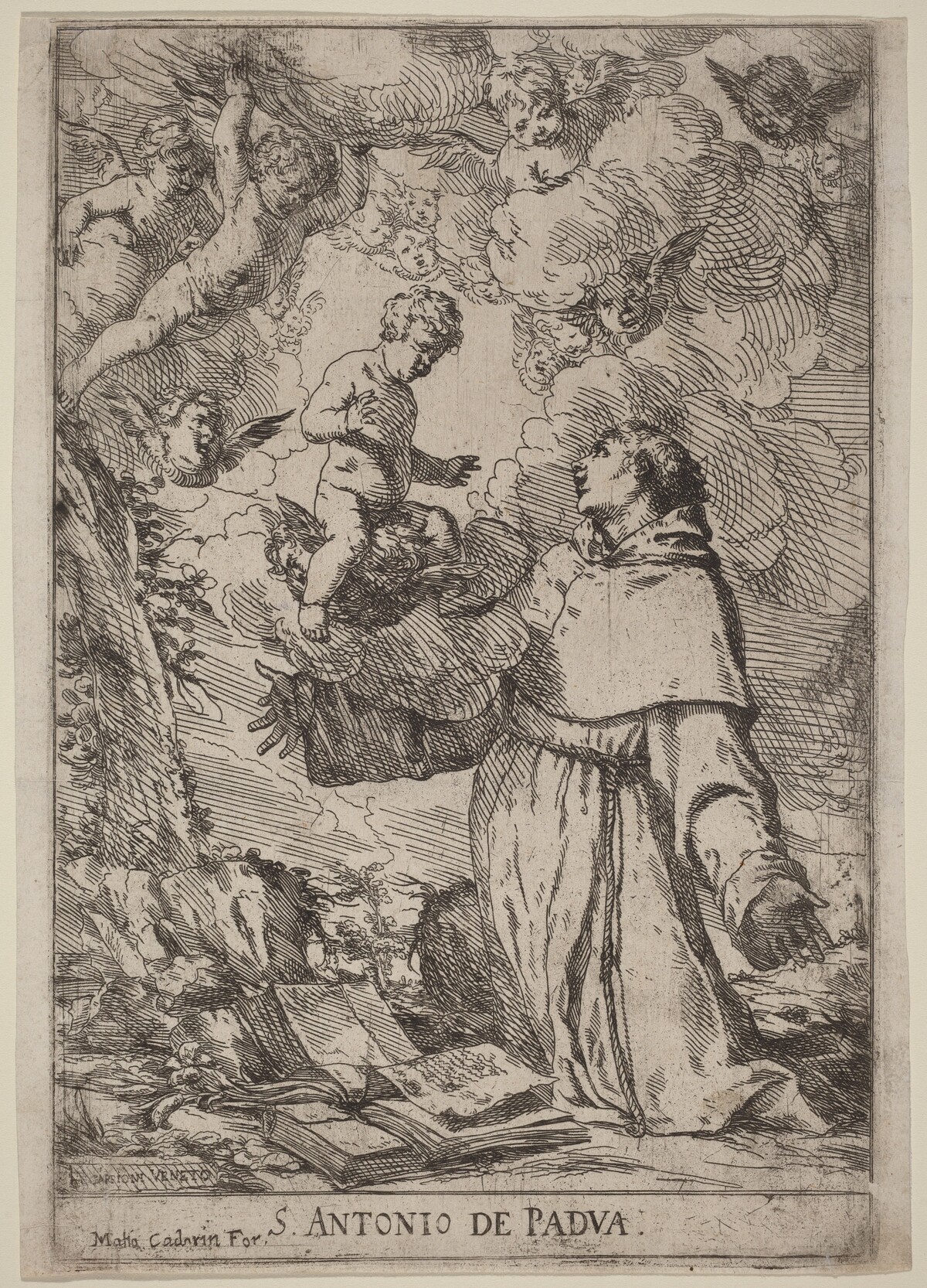 Saint Anthony of Padua by Giulio Carpioni