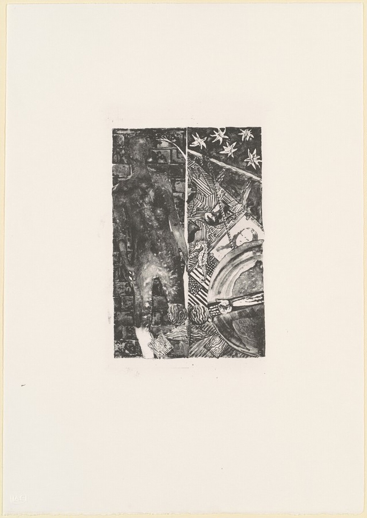 Summer (Blue) [proof] by Jasper Johns