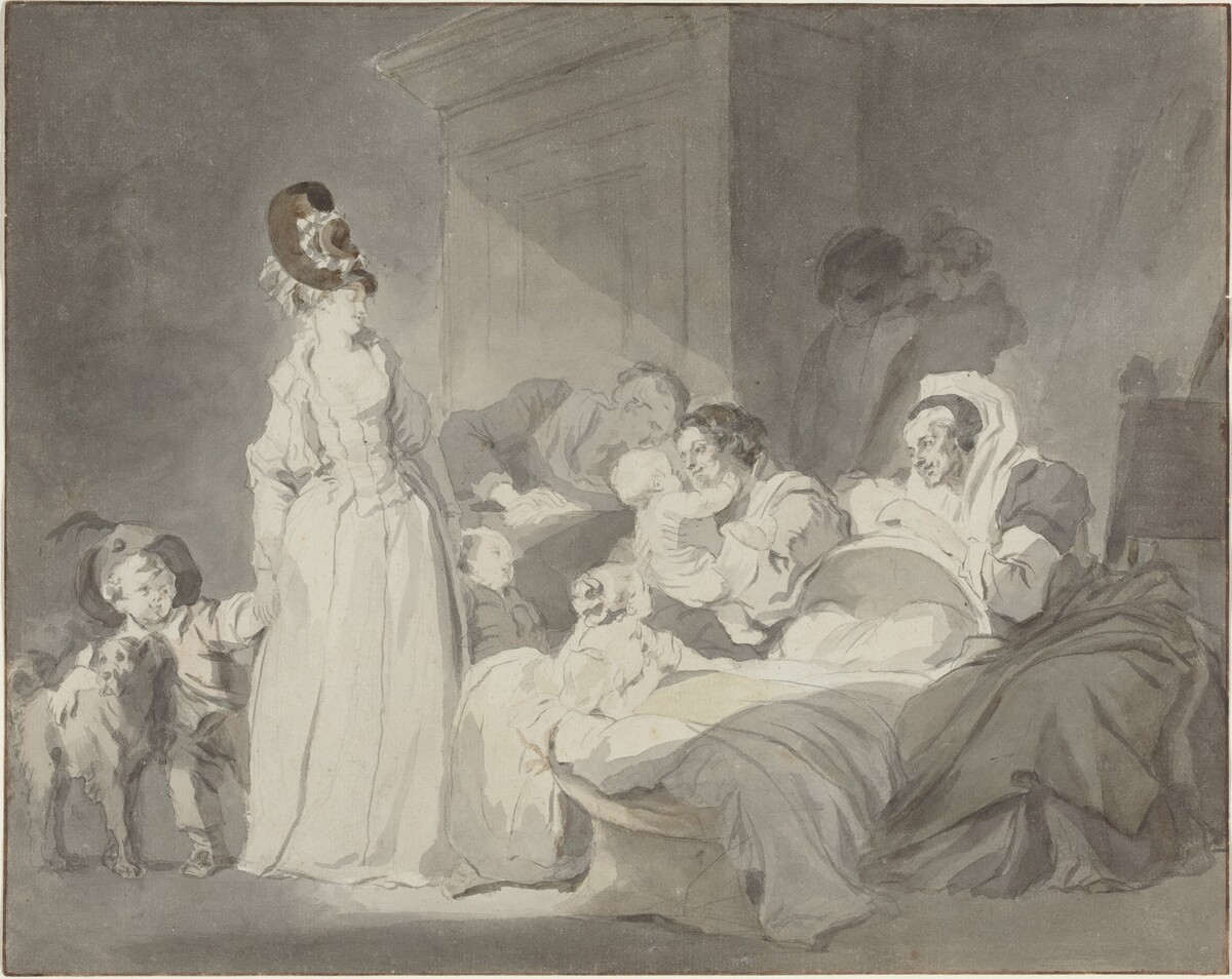 Visit to the Nurse by Jean-Honoré Fragonard