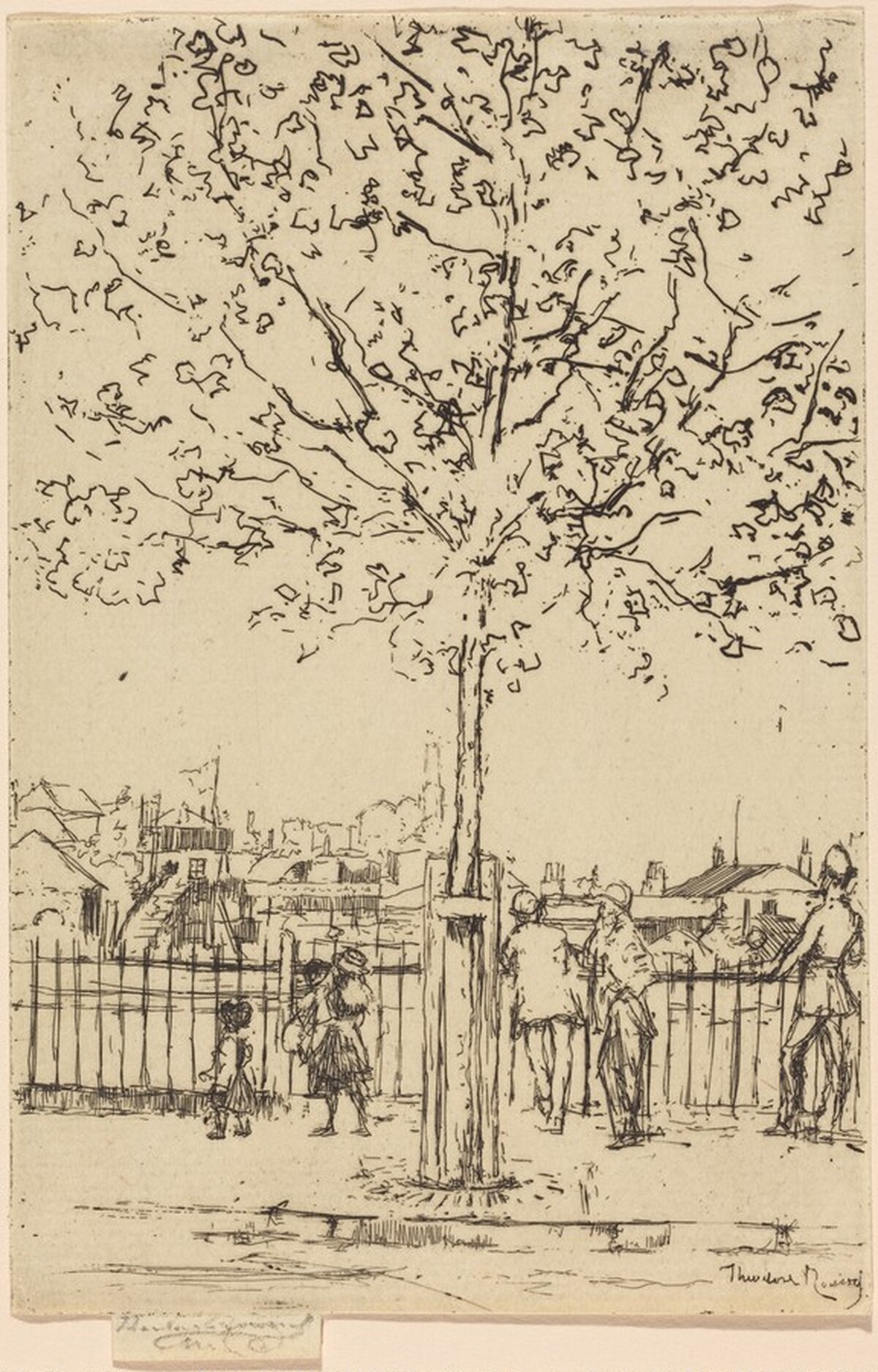 Chelsea Embankment, June, 5 P.M., 1889 by Théodore Roussel