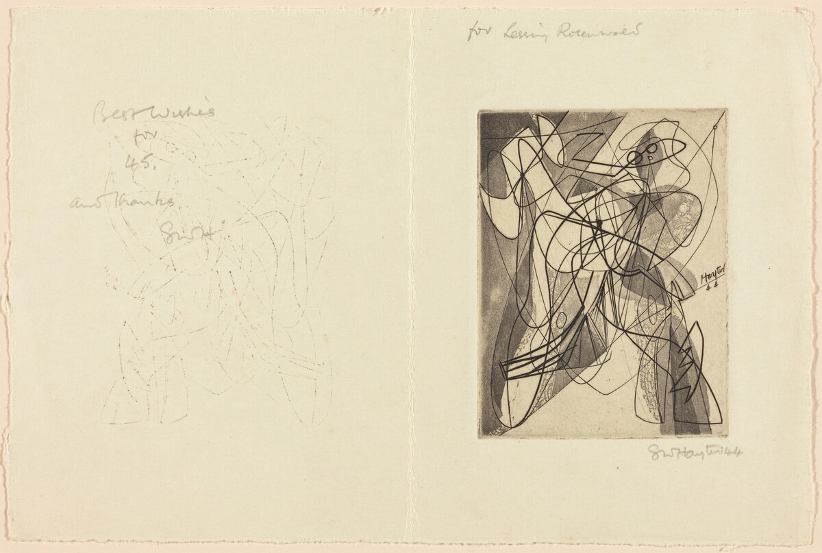 Greeting Card by Stanley William Hayter