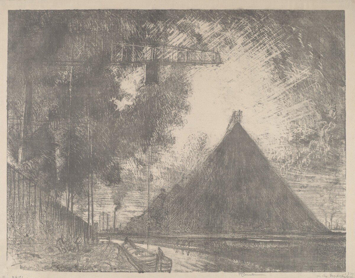The Dump, Charleroi by Joseph Pennell