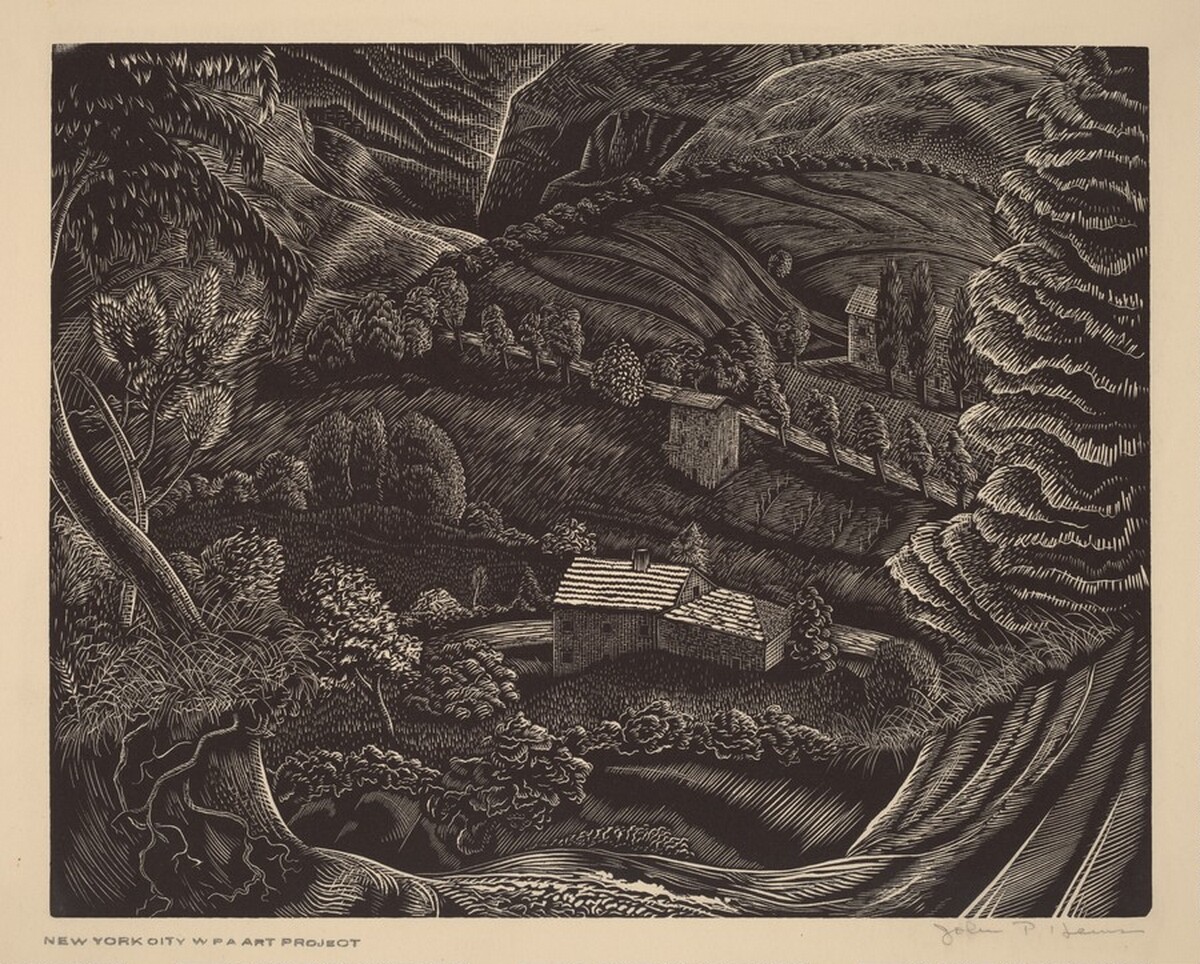 Corsican Hillside by John P. Heins