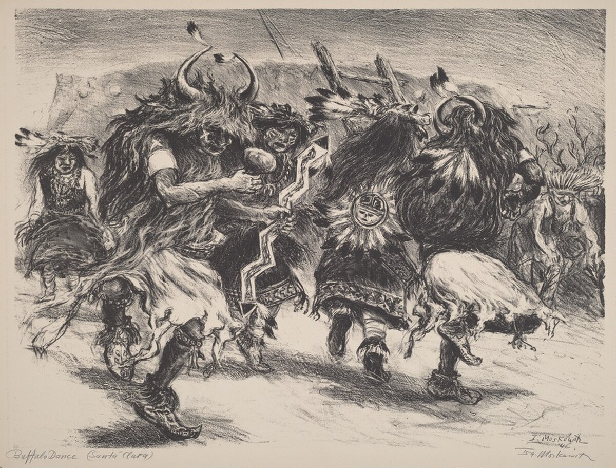 Buffalo Dance (Santa Clara) by Ira Moskowitz