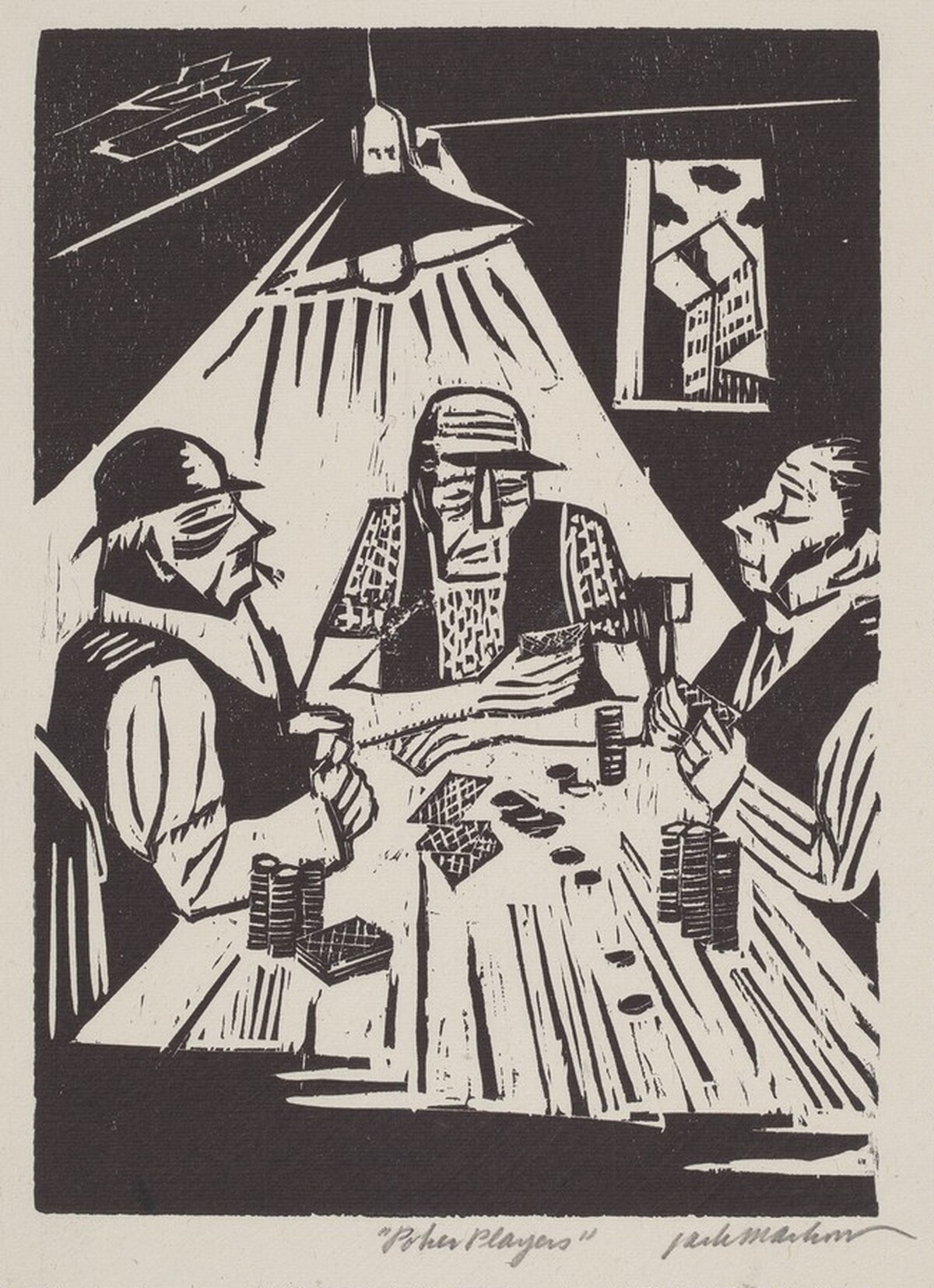 Poker Players by Jack Markow