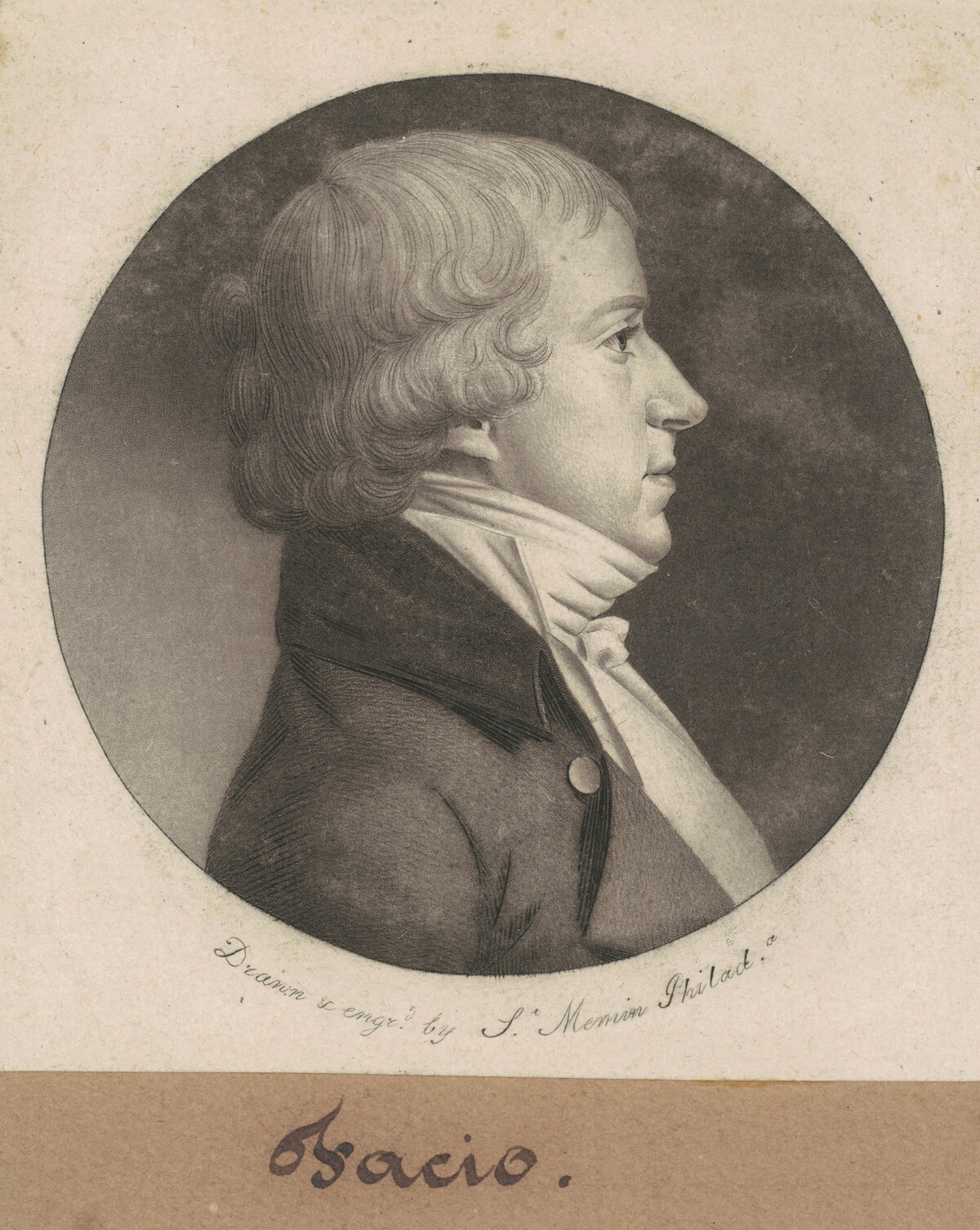 Facio by Charles B. J. Févret de Saint-Mémin