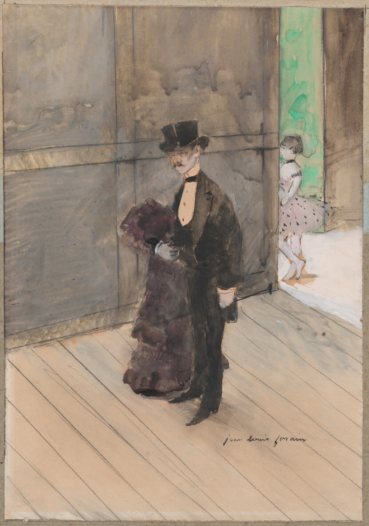 In the Wings by Jean Louis Forain