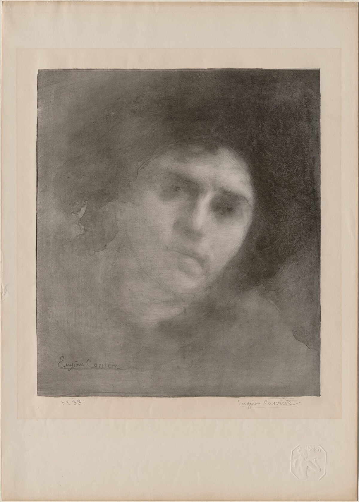 Mme Eugène Carrière by Eugène Carrière
