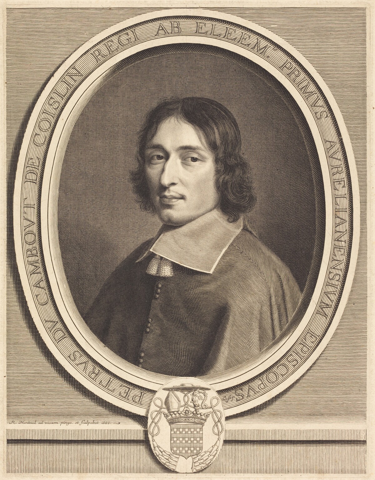 Cardinal de Coislin by Robert Nanteuil