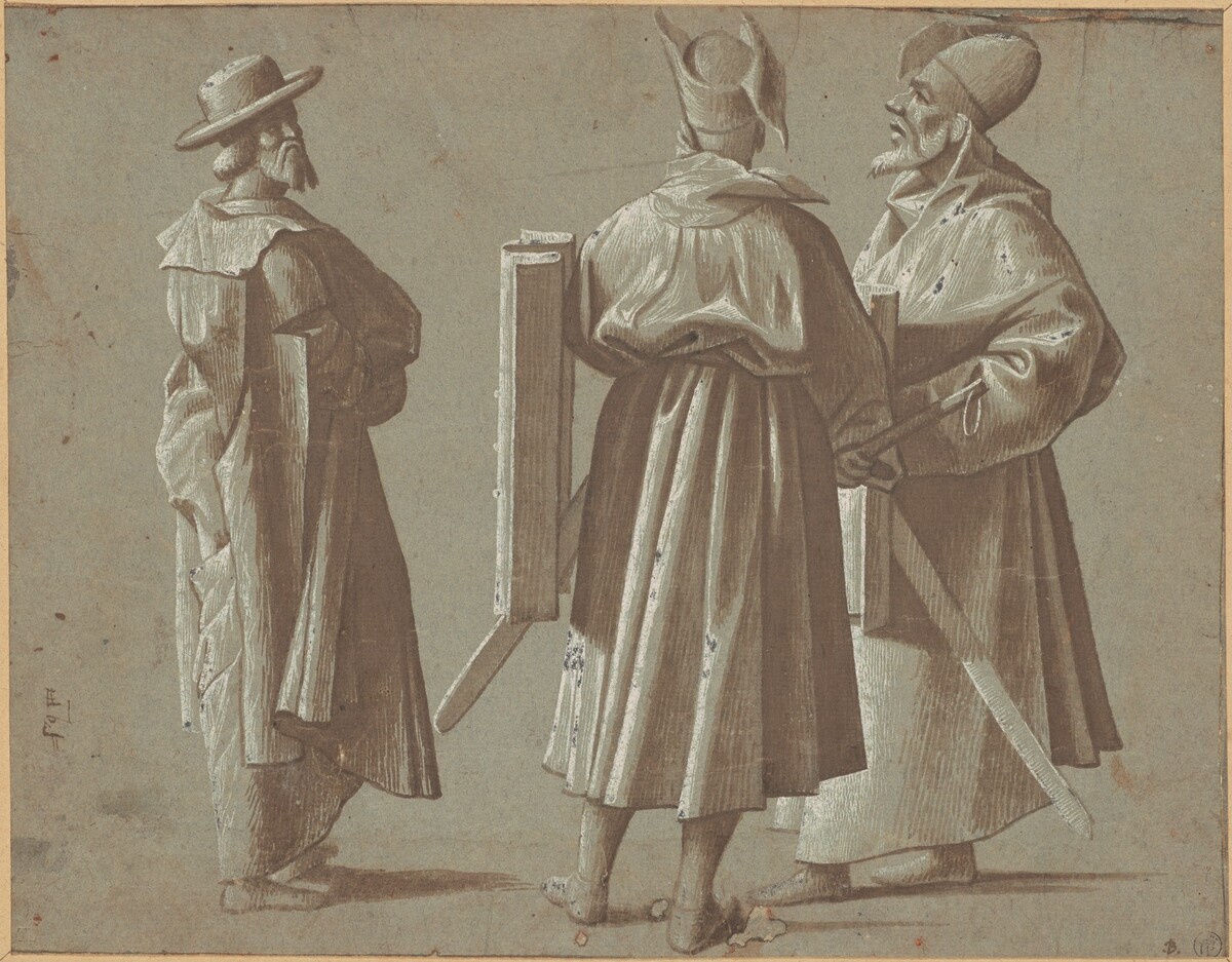 Three Figures by Carpaccio (School of)