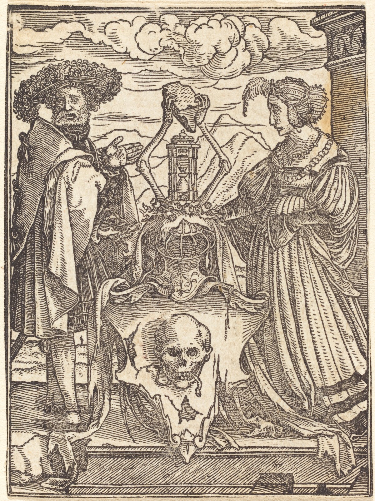 The Arms of Death by Hans Lützelburger after Hans Holbein the Younger
