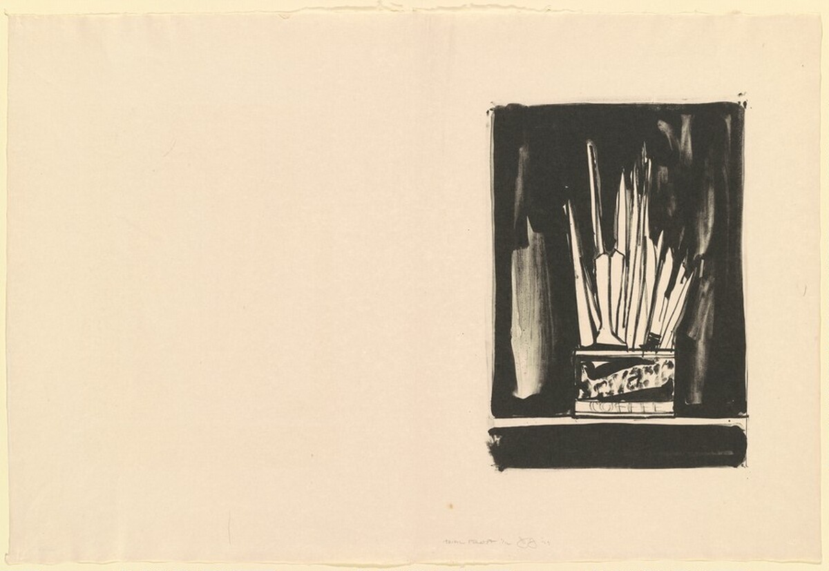 Savarin 2 (Wash and Line) [trial proof] by Jasper Johns