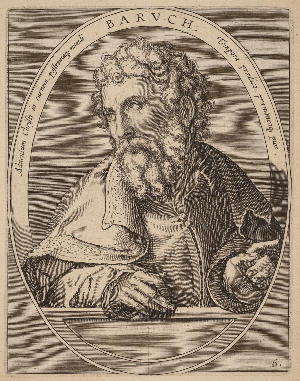 Baruch by Theodor Galle after Jan van der Straet
