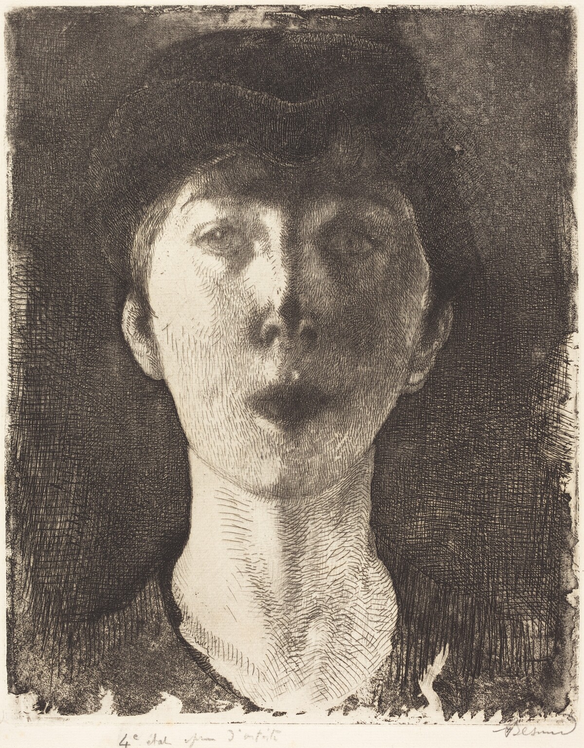 Queen Elisabeth of Belgium (La Reine Élisabeth de Belgique) by Albert Besnard