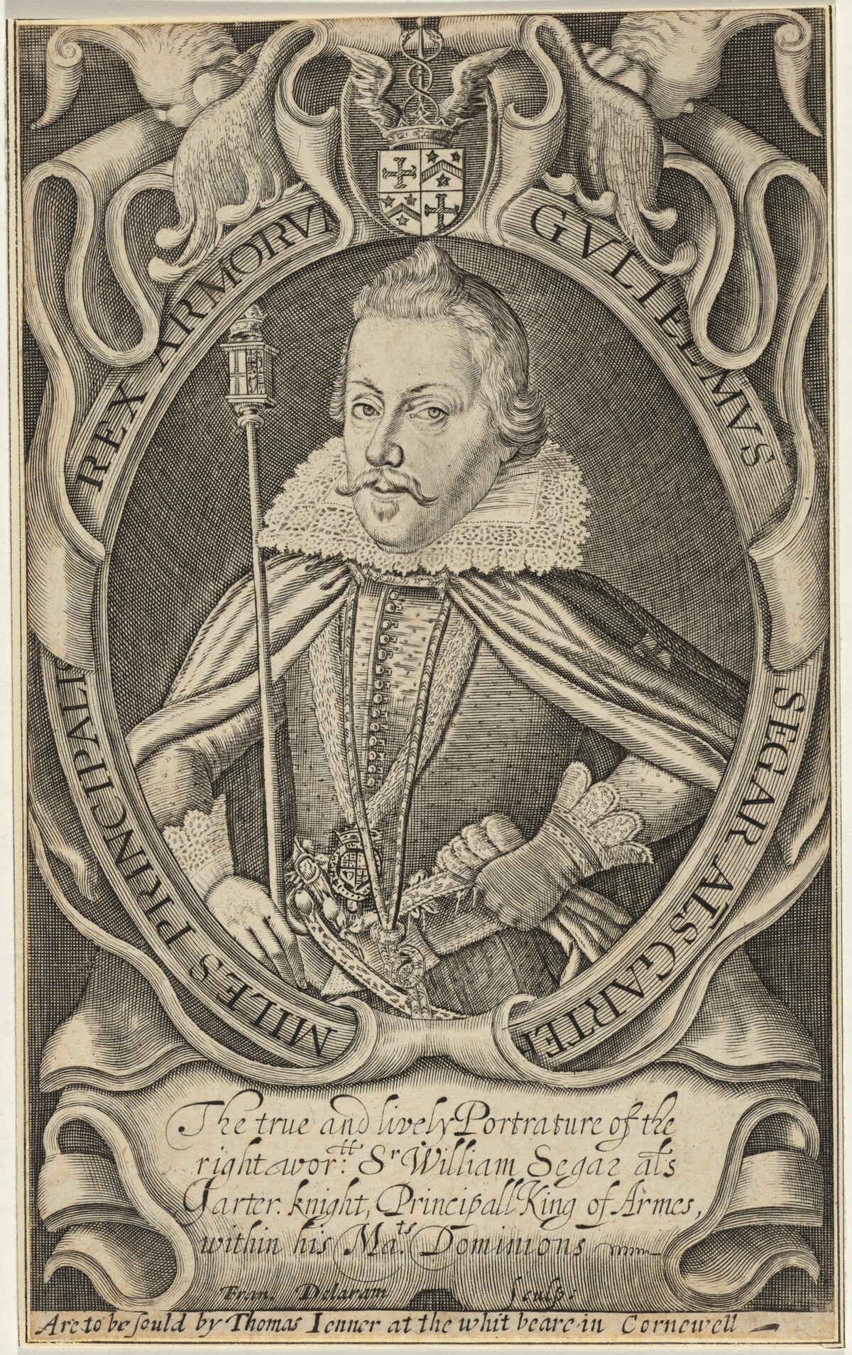 Guliemus Segar (Sir William Segar) by Francis Delaram