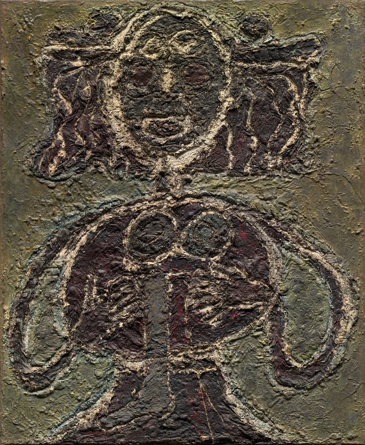Repriseuse de chaussette (Darner of Socks) by Jean Dubuffet