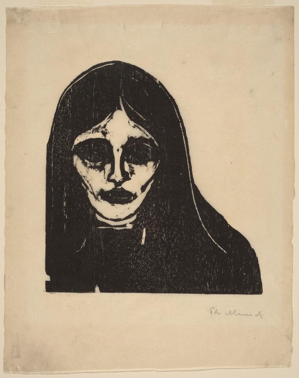 Rouge et Noir by Edvard Munch