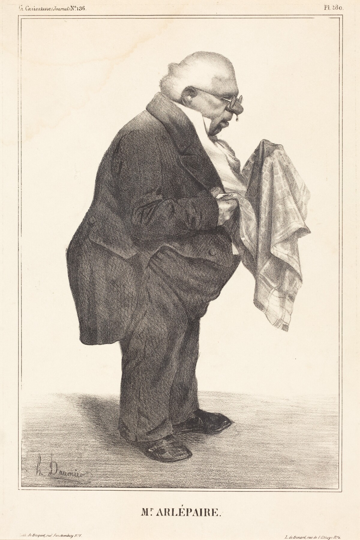 Harlé père by Honoré Daumier