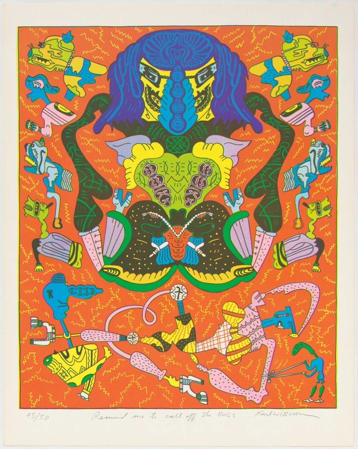 Remind Me to Call Off the Dogs by Karl Wirsum