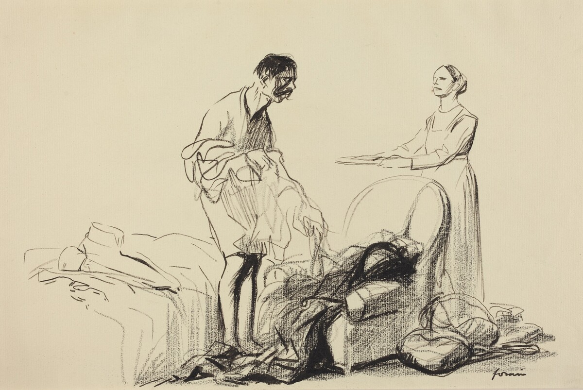 Le démobilisé by Jean-Louis Forain