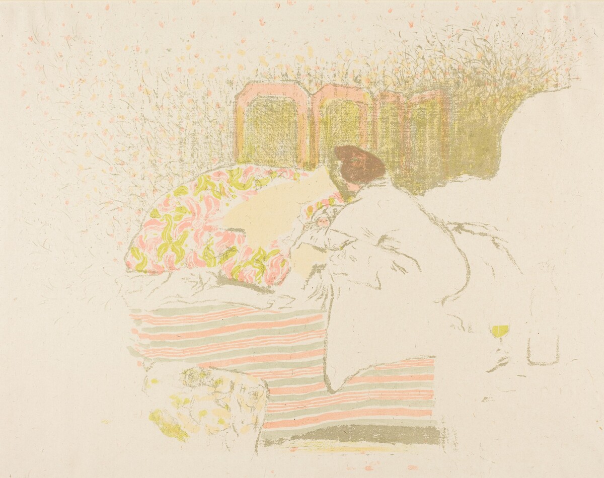 The Birth of Annette (La naissance d'Annette) by Edouard Vuillard