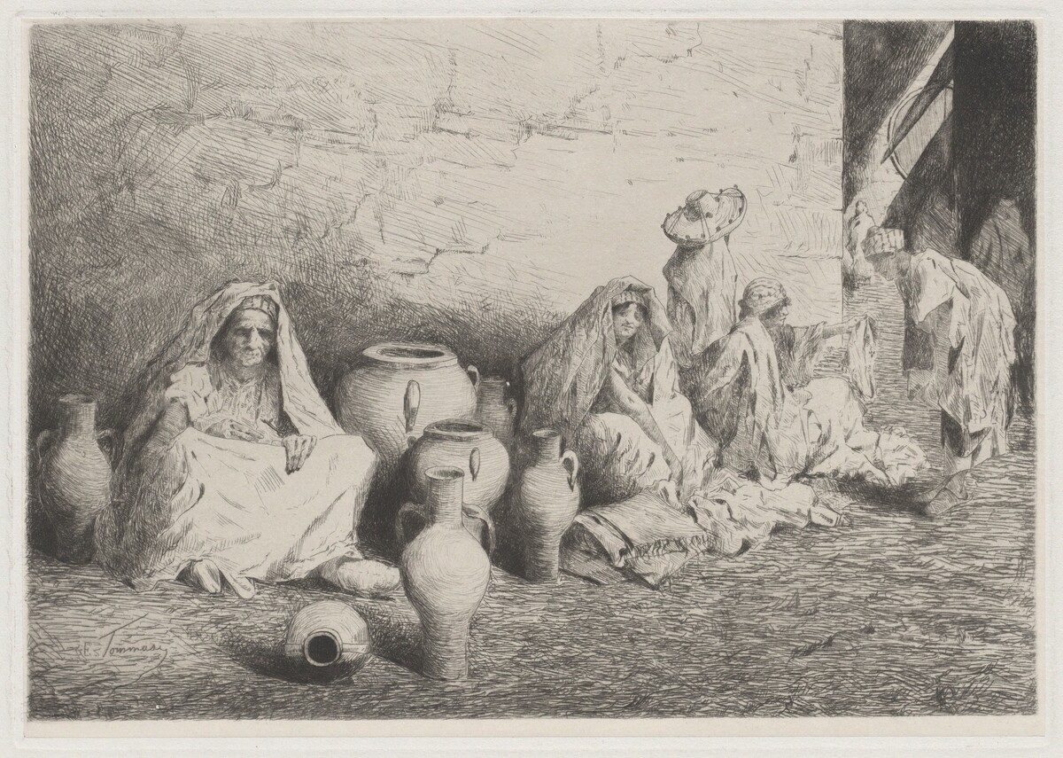 Market in Tangiers [Mercato di Tangeri] by E. Tommasi