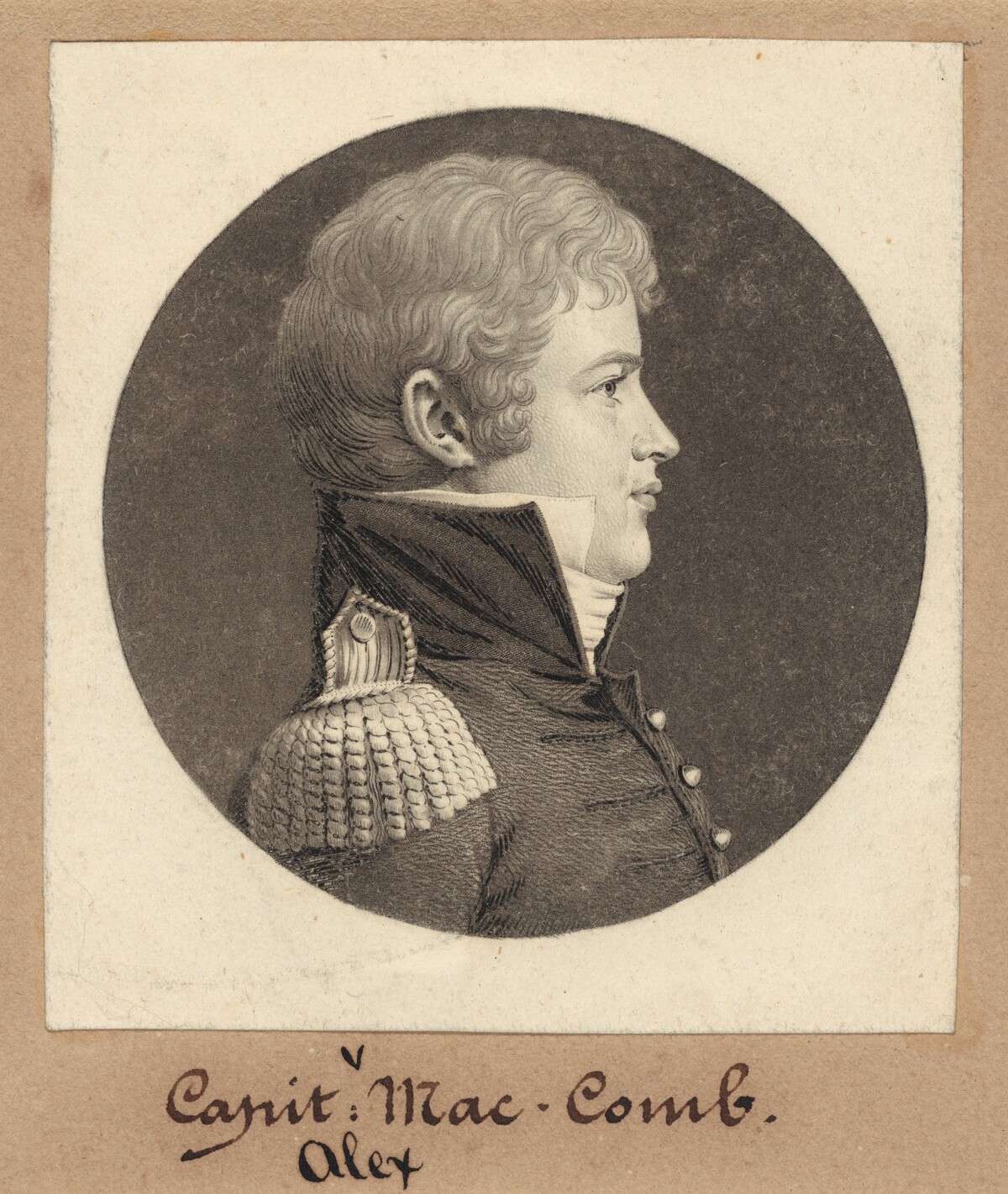 Alexander Macomb, Jr. by Charles B. J. Févret de Saint-Mémin