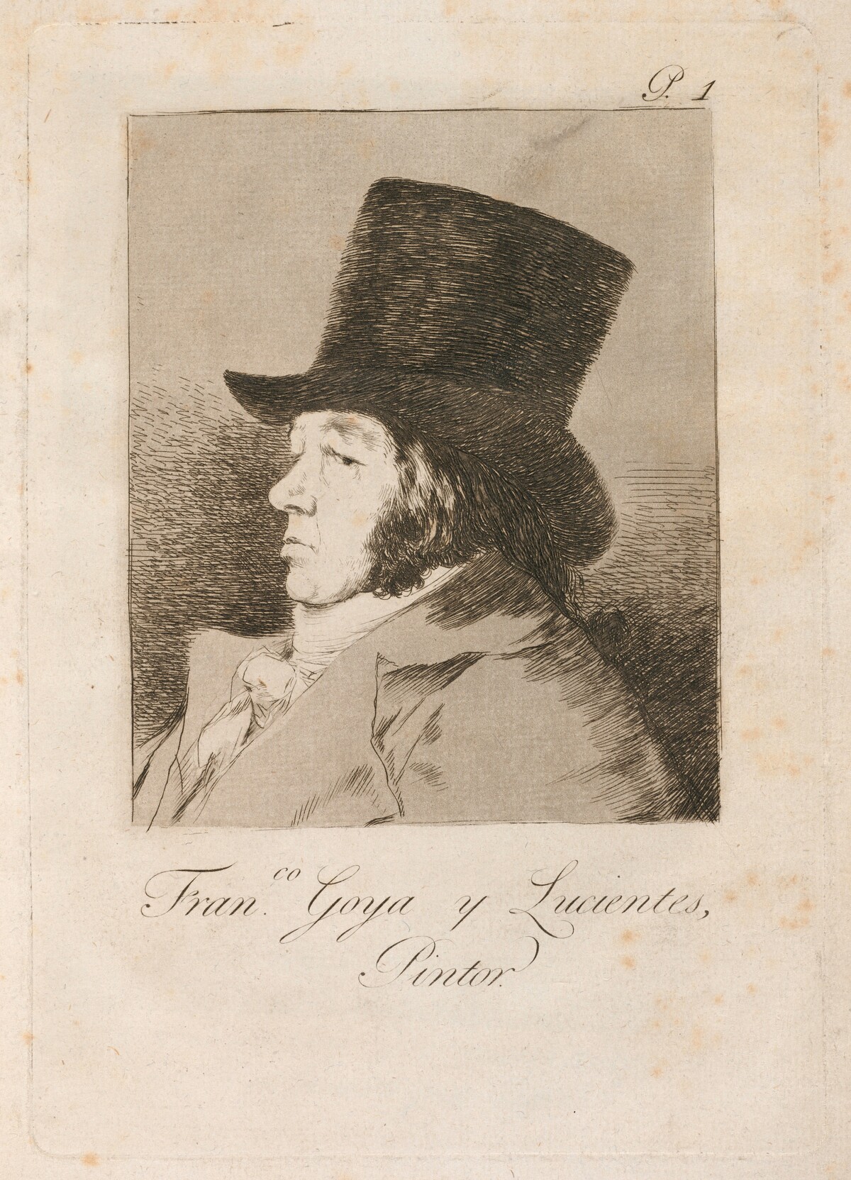 Francesco Goya y Lucientes, Pintor (Francesco Goya y Lucientes, Painter) by Francisco Goya