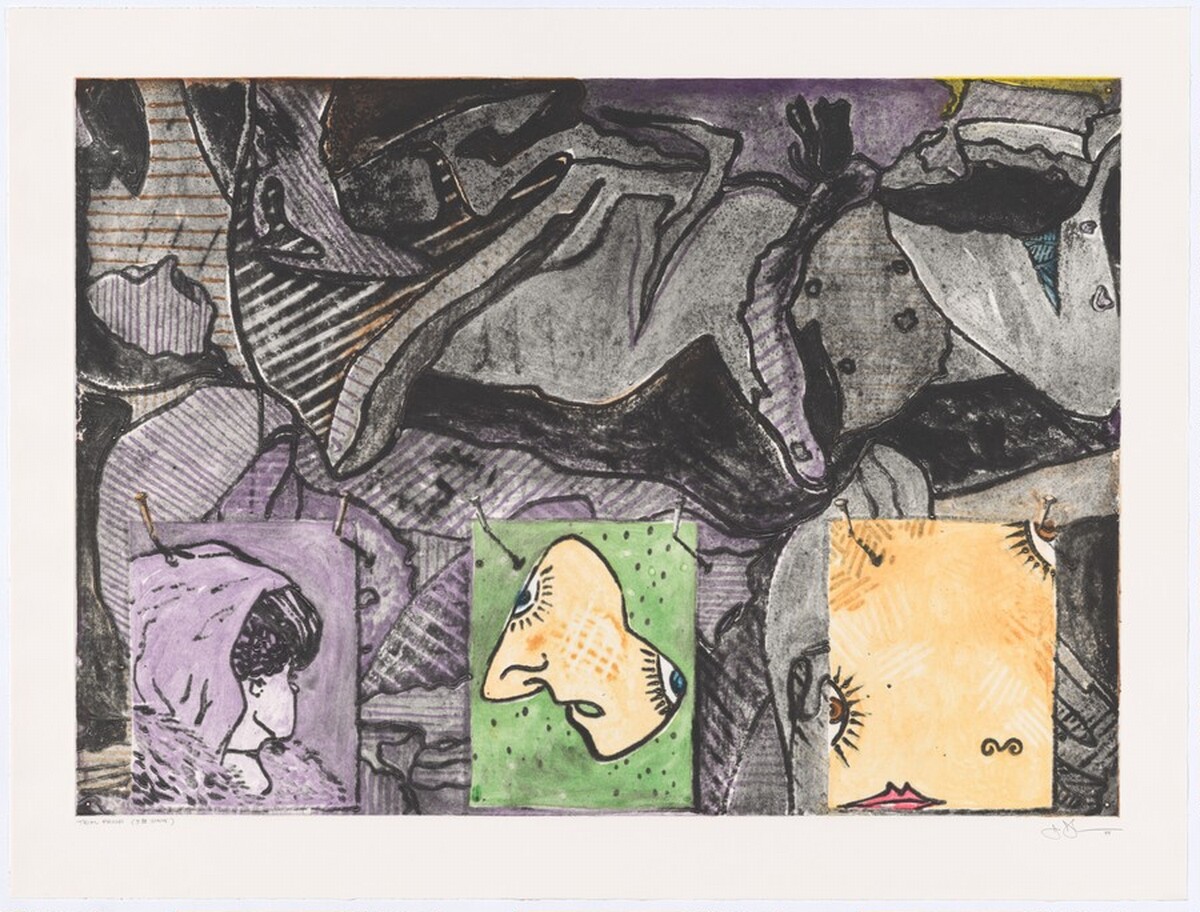 Untitled [trial proof of 3rd state] by Jasper Johns