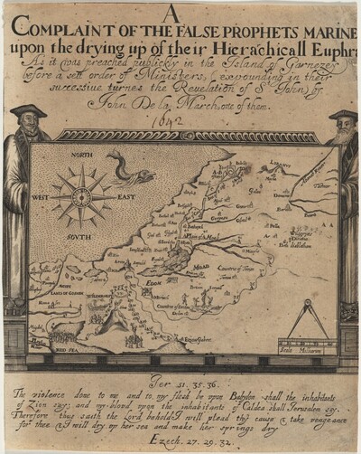 Frontispiece to Complaint of the False Prophets, by John de La Marche