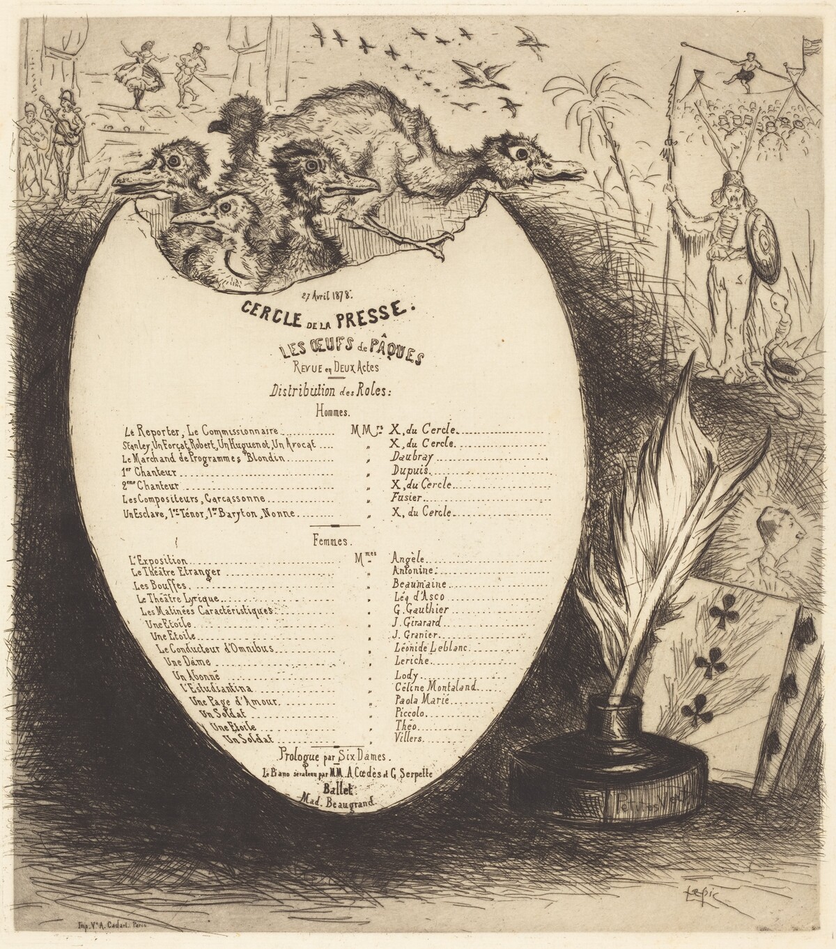 Les Oeufs de Pâques by Vicomte Ludovic Lepic