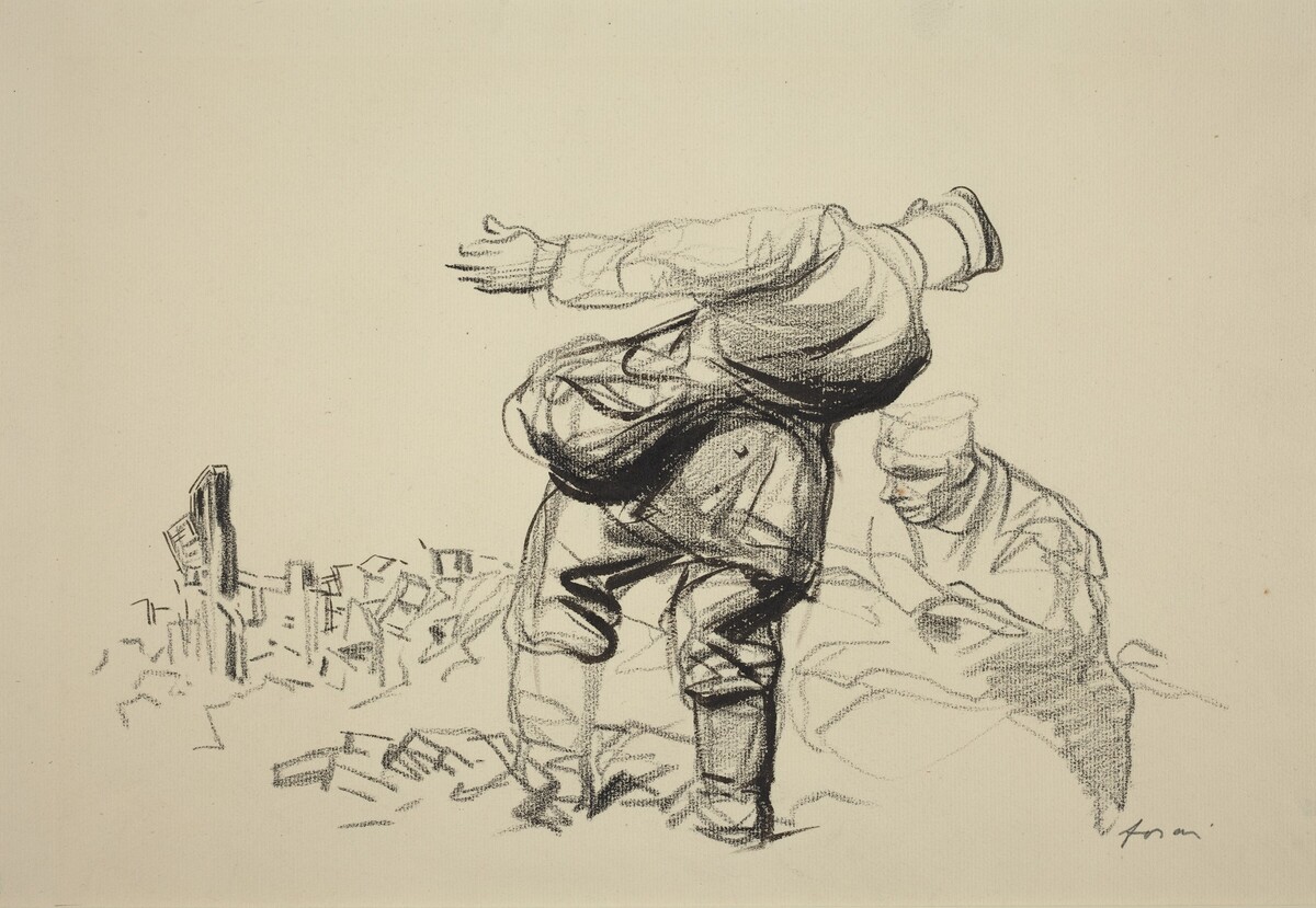 The Empire Destroys, The Republic Pays by Jean-Louis Forain