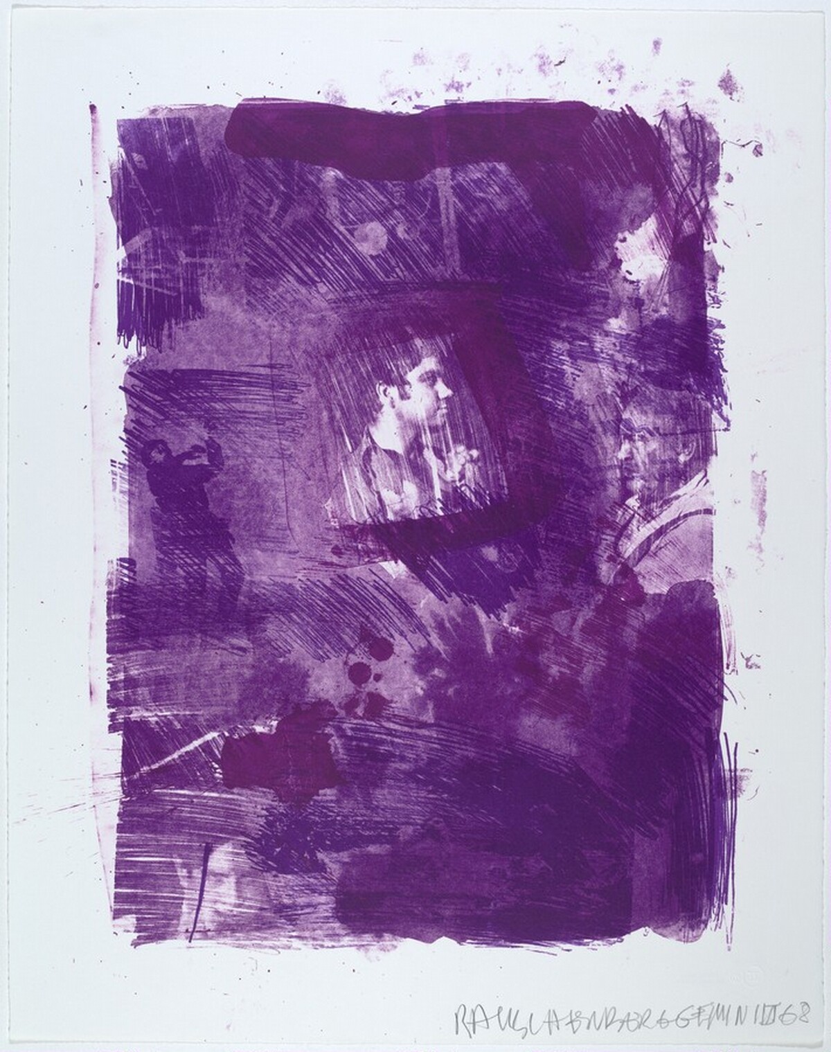 Flower Re-Run by Robert Rauschenberg
