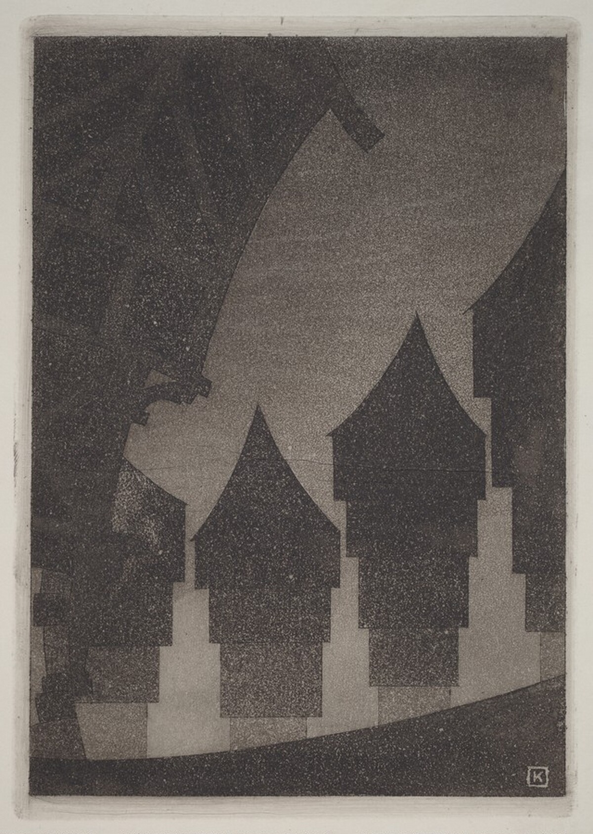 Untitled (Four Houses) by Kevin B. O'Callahan